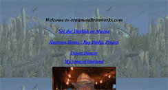 Desktop Screenshot of ornametalironworks.com